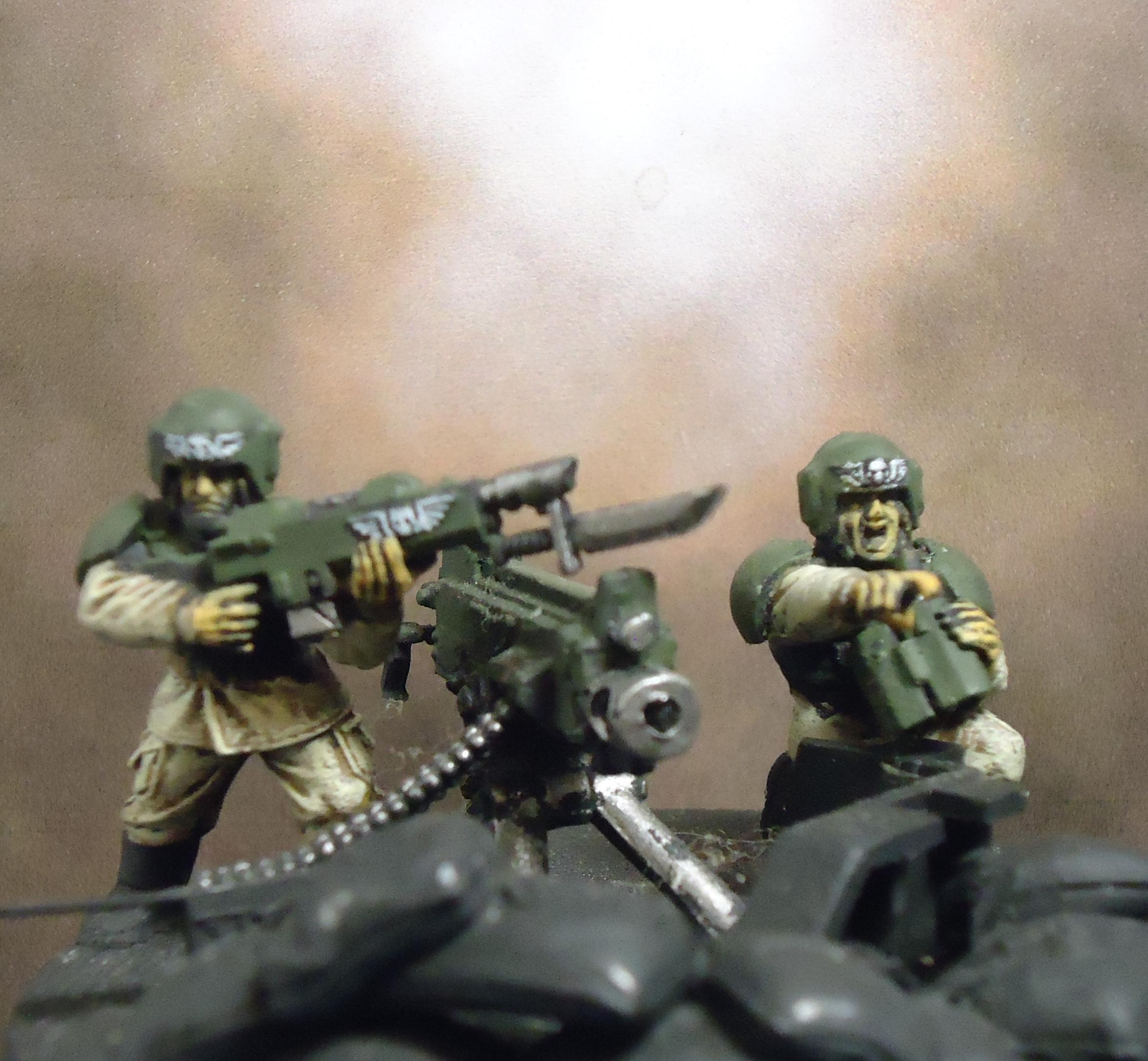 Heavy Bolter, Heavy Weapon Team, Imperial Guard heavy bolter team 2